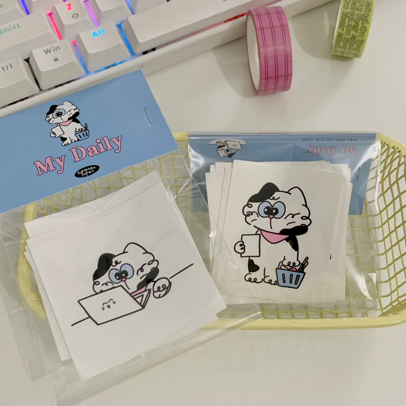 

Summer Tapes - My Daily Sticker Pack /Seal sticker/ Sticker deco