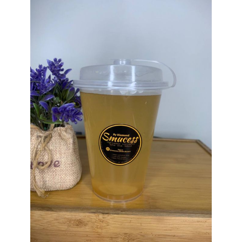 protein shake + tea Xiang