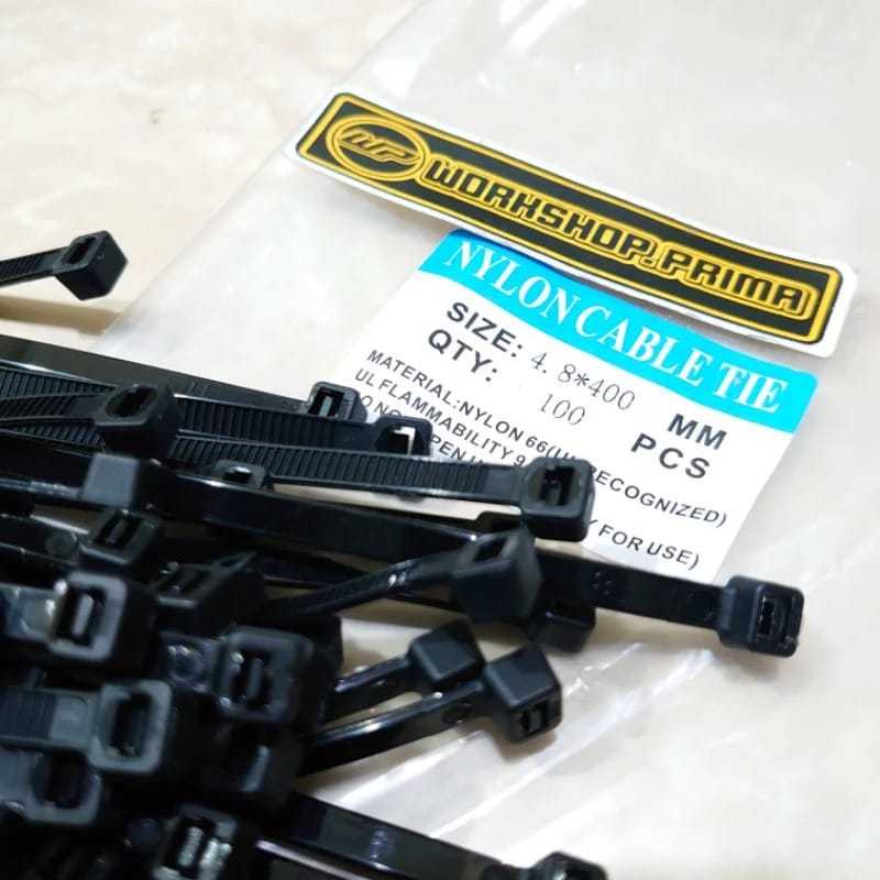 Tali Kabel Tis Cable Ties insulock Insulok ripet 4.8 x 400mm 400 mm panjang 40cm 40 cm