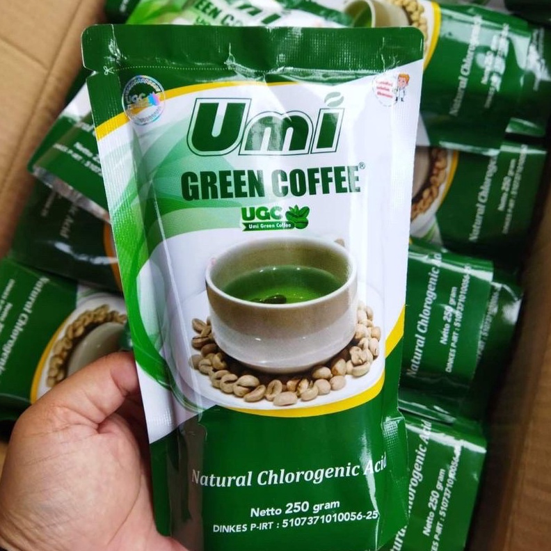 

TERBARU Umi Green Coffee Pelangsing Original Kemasan Baru UGC Kopi Penurun Berat Badan Diet Pembakar Lemak Alami Kesehatan murah