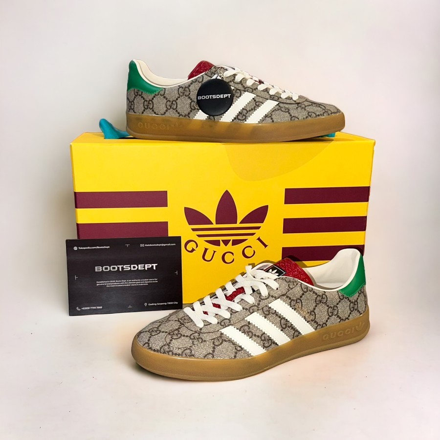 Adidas Gazelle X Gucci Monochrome (100% Authentic)