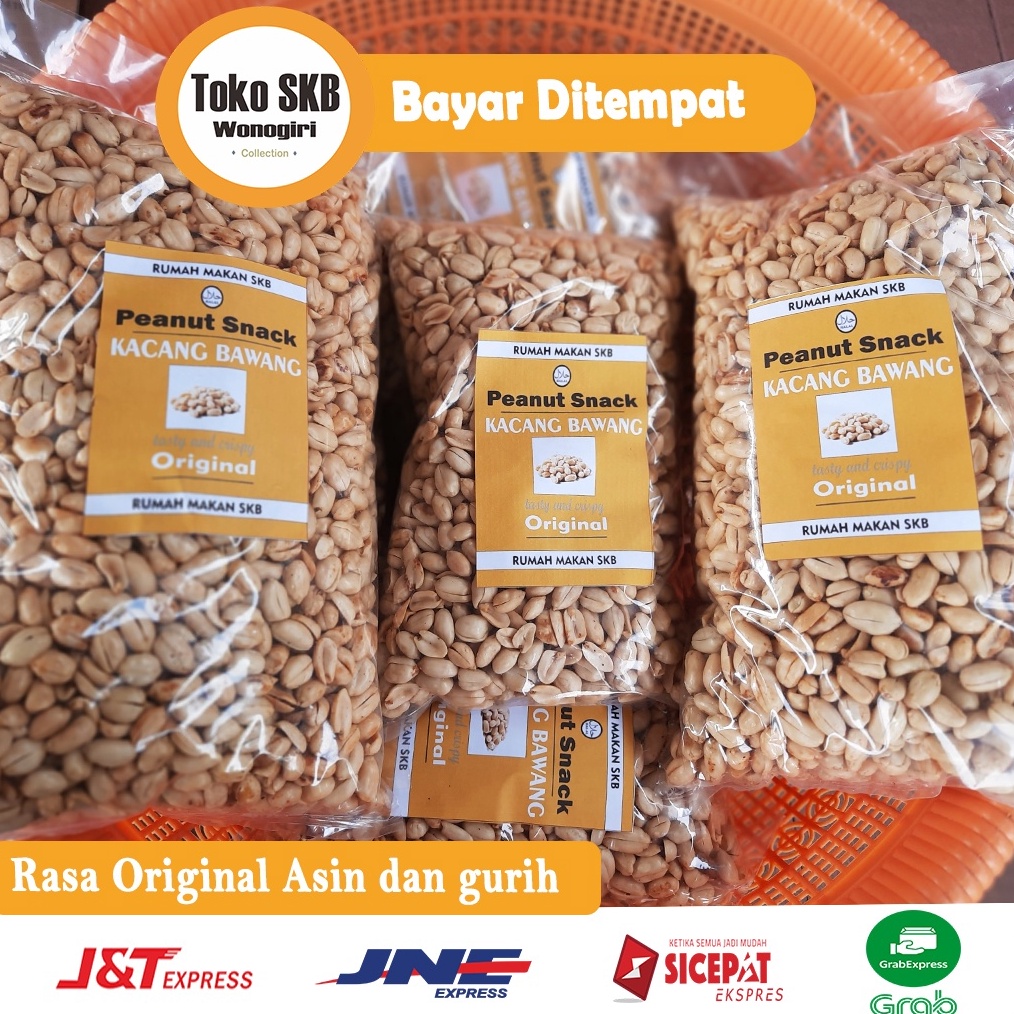 

Terlaris Best Seller COD1kg Kacang Bawang Gurih Asin Original Kota Wonogiri serbuuu