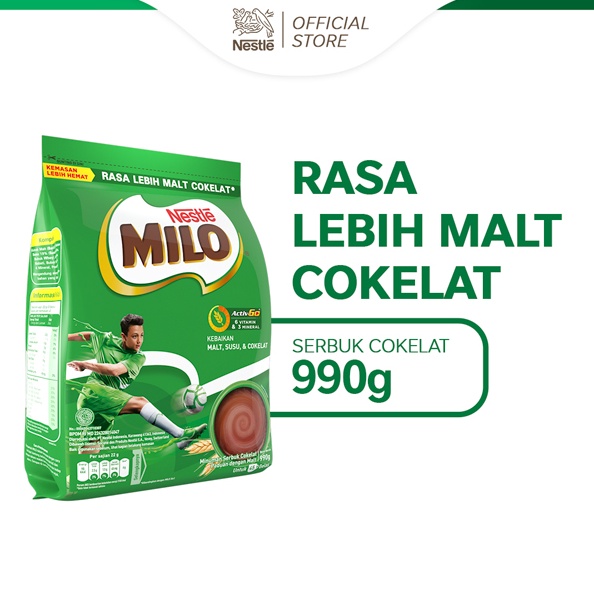 

Mall MILO ACTIVGO Susu Coklat Pouch 99 Gr