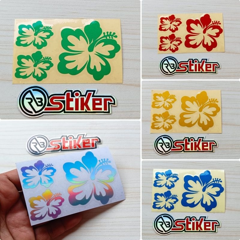 

Stiker Bunga cutting isi 3 pcs Sticker motif bunga