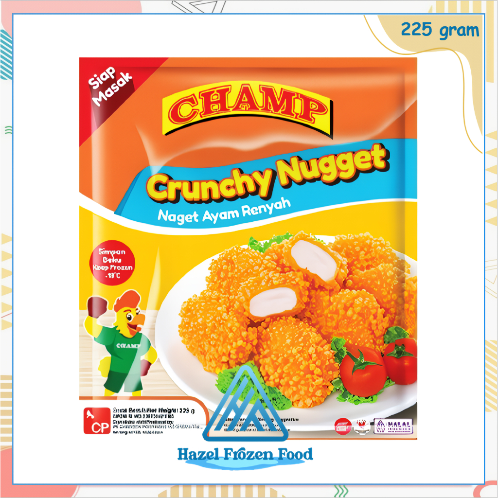 

Champ Crunchy Nugget 225gr Frozen Food Karawang