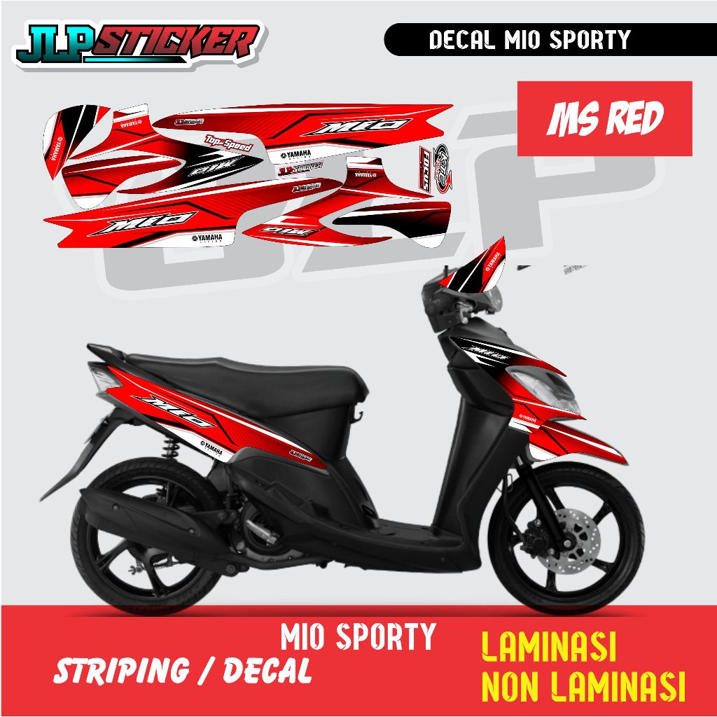 STRIPING MOTOR MIO SPORTY / DECAL MOTOR MIO SPORTY