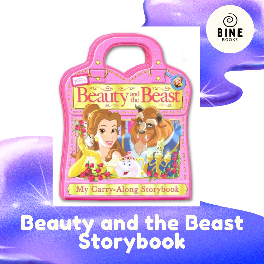 [BINE] Buku Disney Princess Beauty and the Beast - Princess Belle Buku Berbentuk Tas Mudah Dibawa