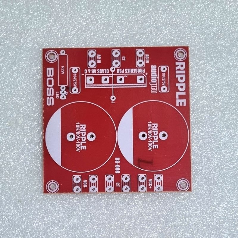 PCB Power Amplifier PSU Power Supply Untuk 2 Elco