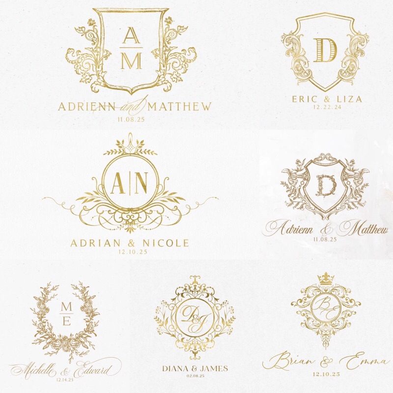 ARABELLA WEDDING LOGO MONOGRAM | JASA BIKIN DESAIN LOGO SIMPLE ELEGAN