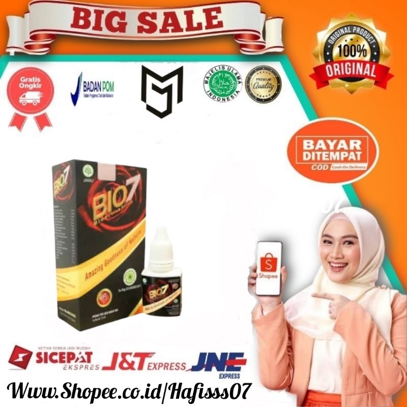 BIO7 BIO SEVEN BIO 7 JAMU TETES HERBAL ORIGINAL 15ML