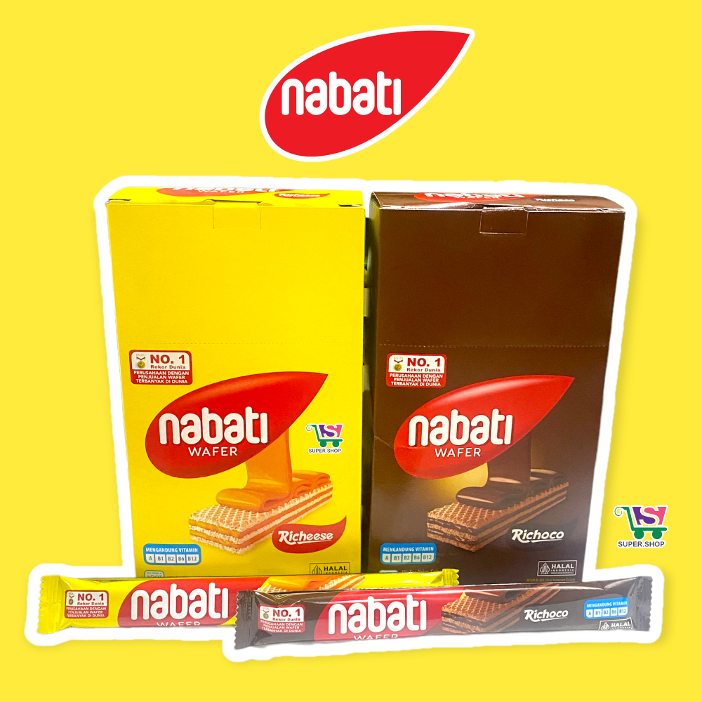 

Richeese Nabati Cheese / Richoco Chocolate Wafer (isi 20 pcs)