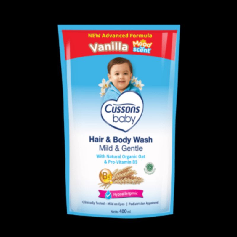 Cussons Baby Mild & Gentle Hair & Body Wash 400gr