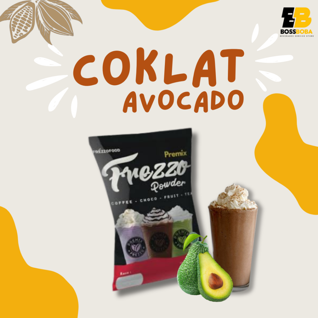 

Bubuk Minuman Rasa Coklat Avocado Premix Frezzo Powder Drink 1kg/Minuman Kekinian Murah/Bossboba