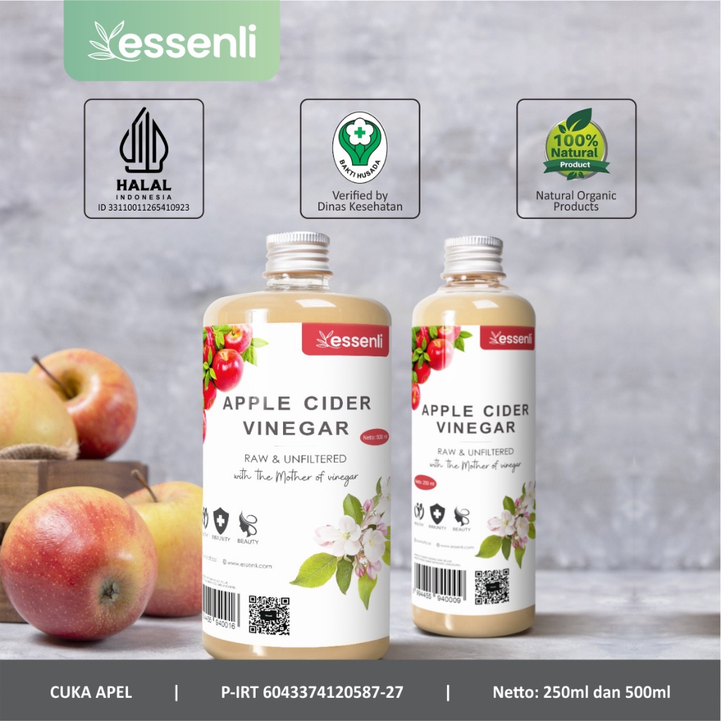 

1212 Brand Cuka Apel Apple Cider Vinegar with mother buruan