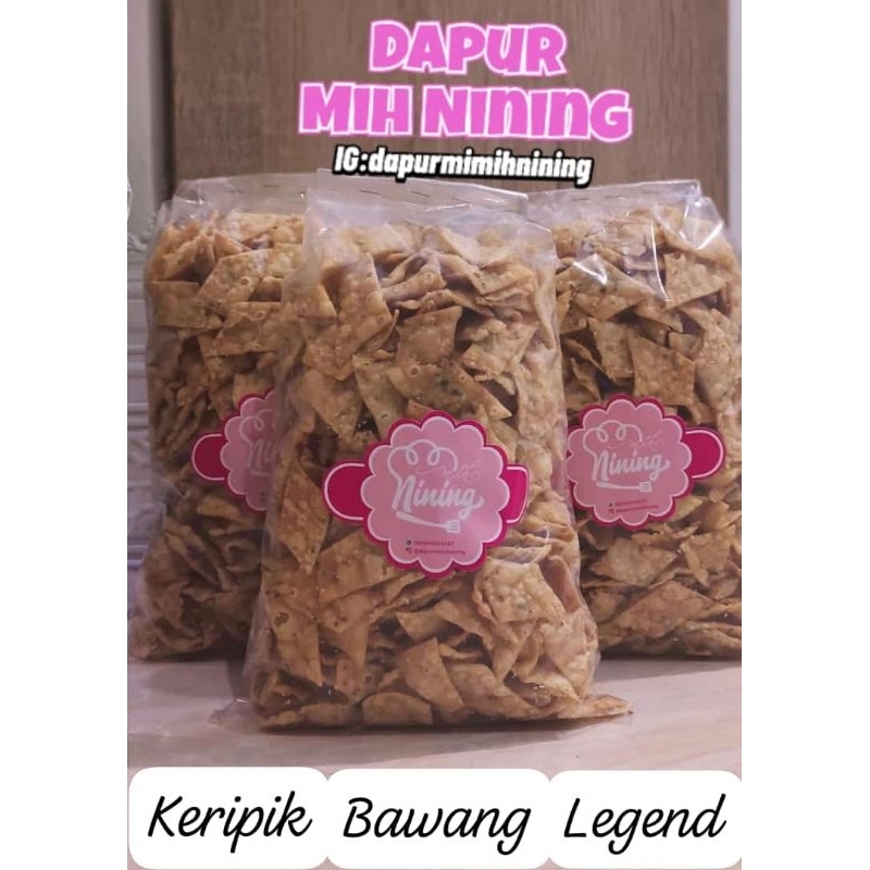 

Keripik Bawang Legend by Dapur mih nining 500gram