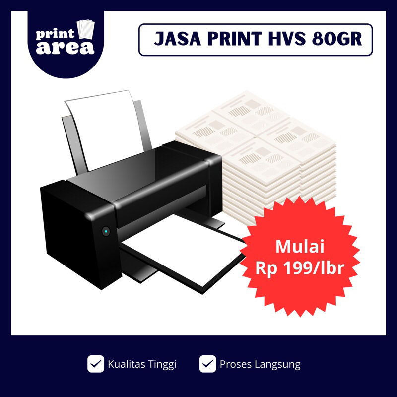 

Jasa Print HVS 80gr | Print Dokumen Warna/Hitam putih A5, A4, F4