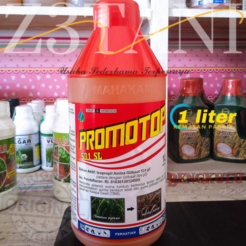 PROMOTOP 531sl 1 L Herbisida Sistemik Rumput Mati Sampai Akar