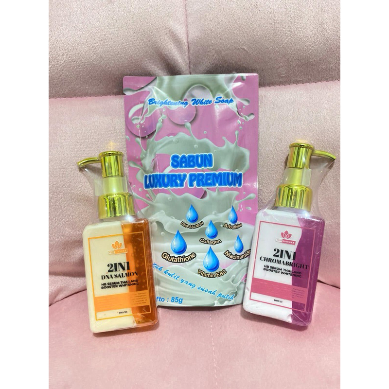SABUN LUXURY PREMIUM DAN HB SERUM THAILAND BOOSTER WHITENING