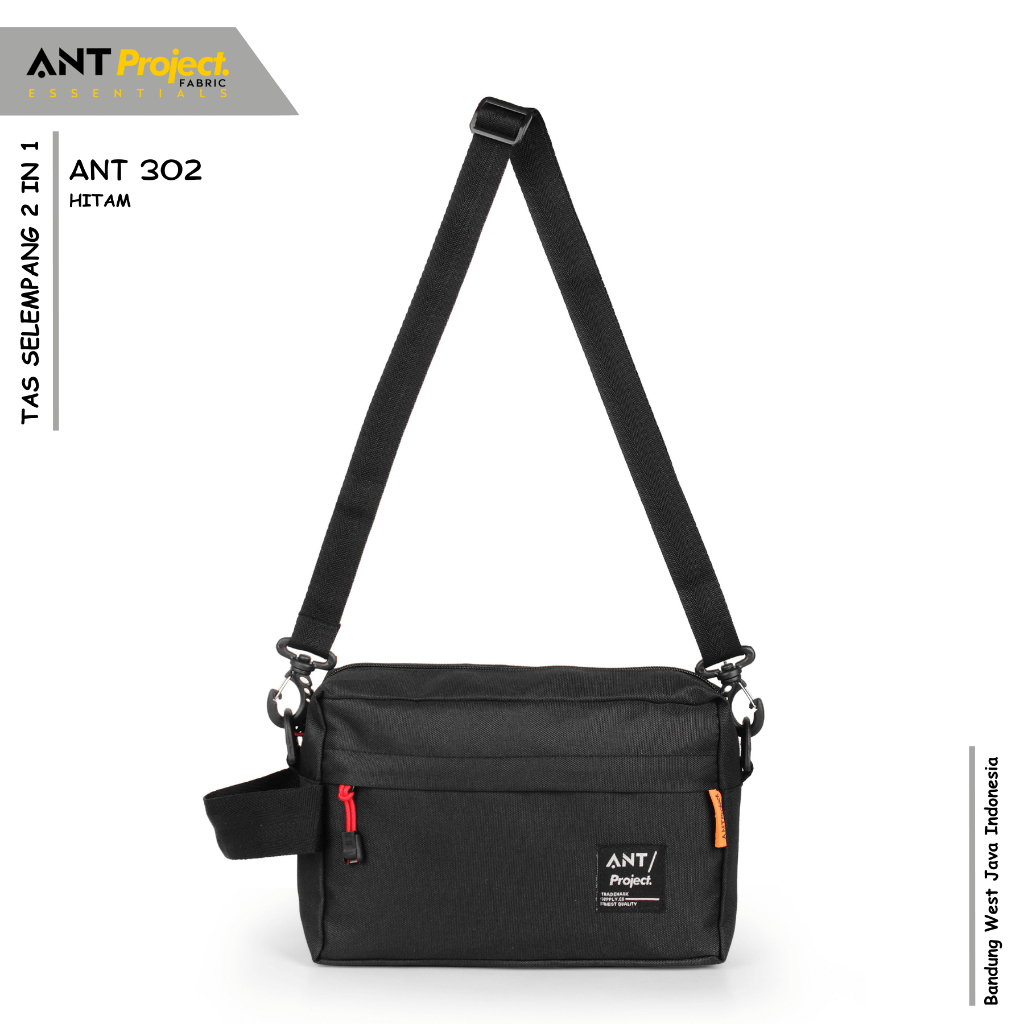 ANT PROJECT - Clutch Bag ANT 302 HITAM