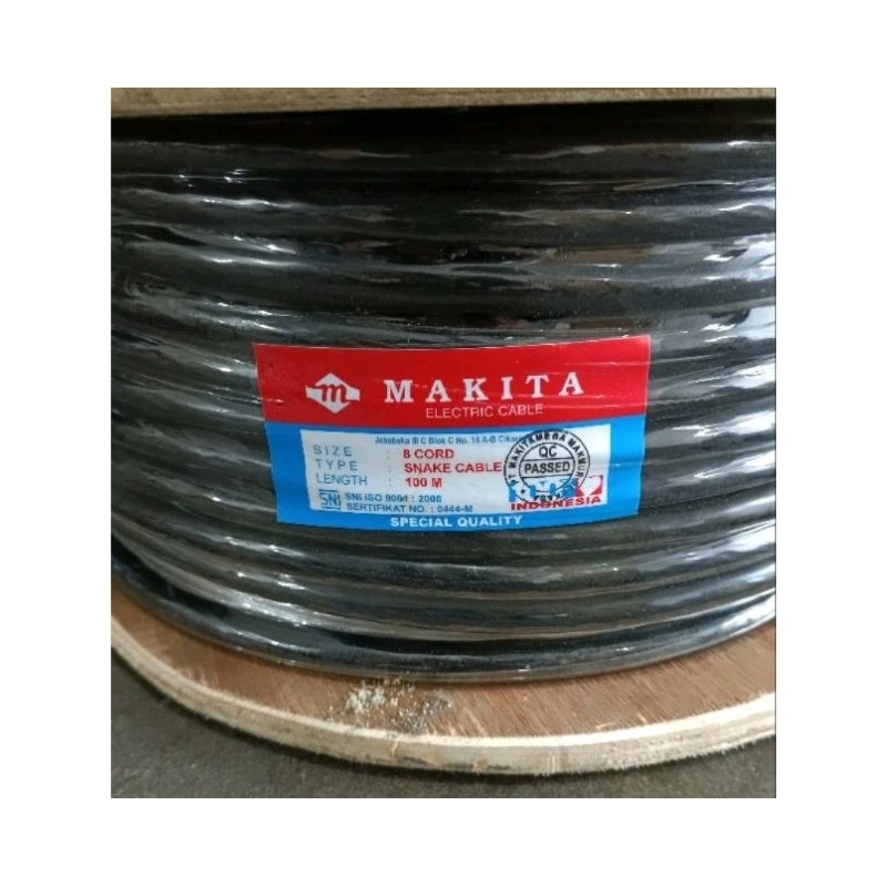 Kabel snake Makita isi 8 channel ecer  1 meter (meteran) / kabel speaker isi 8ch