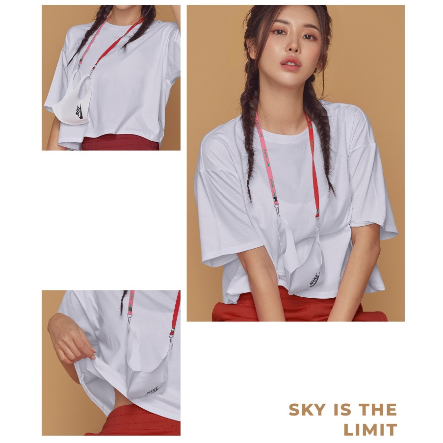 PLVD Kaos Olahraga wanita Atasan Lengan Pendek Crop Oversize Wanita STL