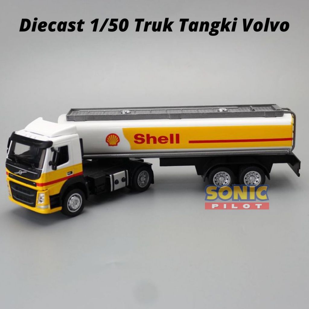 Diecast 1/50 Truk Truck Tangki Bensin Volvo Shell