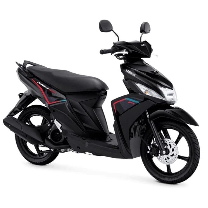 striping Lis sticker standar ORI Yamaha Mio M3 2021,2022  warna hitam full 2021,2022
