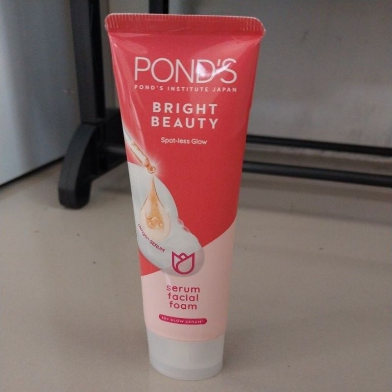 ponds serum facial foam