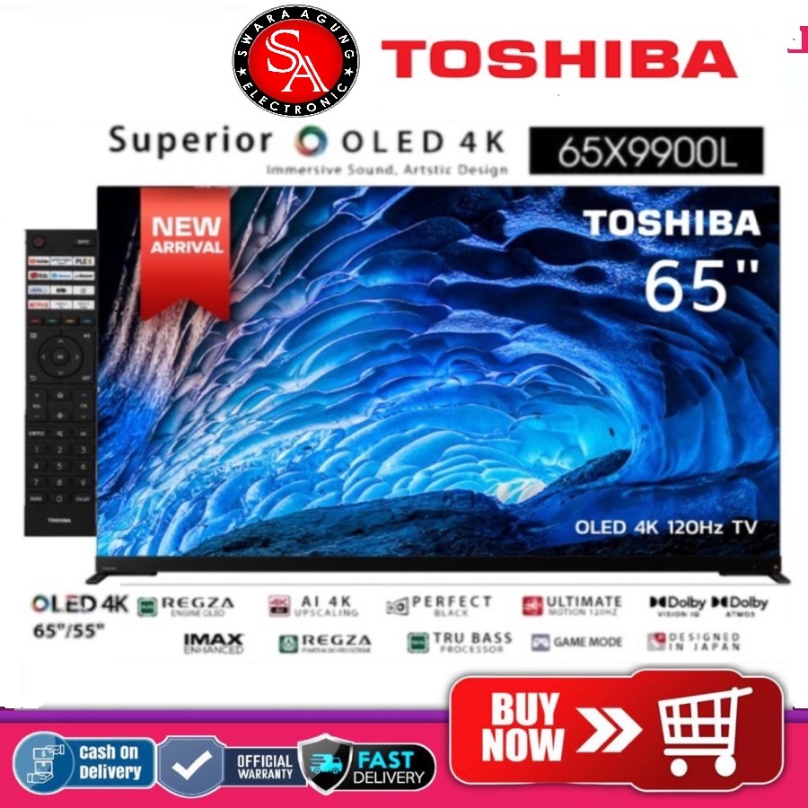 OLED Flagship 4K TV 65 Inch Toshiba 65X9900 - Smart TV (120HZ) Medan