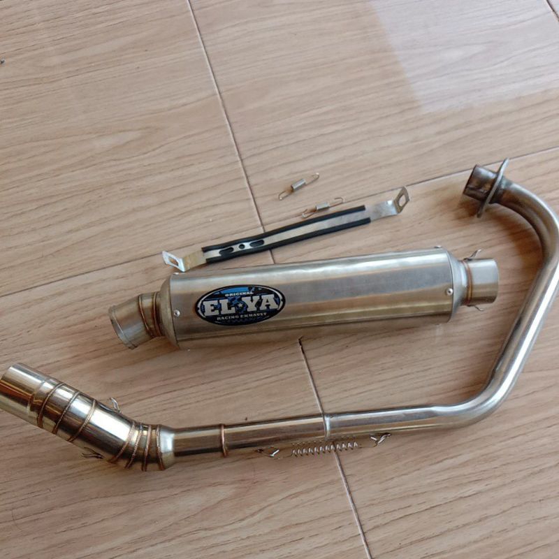 Knalpot racing ELYA ORIGINAL model dos tlr altan Rspeed buat Tiger Revo fi Vixion satria sonic cbr c