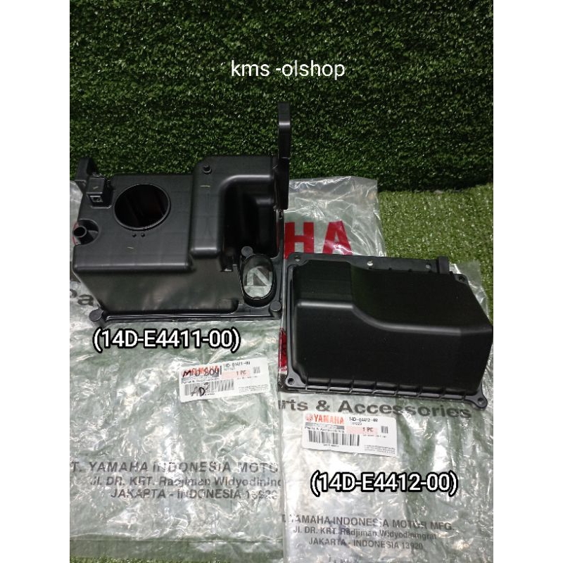 box filter udara + tutup filter udara Mio soul lama ori (14D-E4411-00)-(14D-E4412-00)