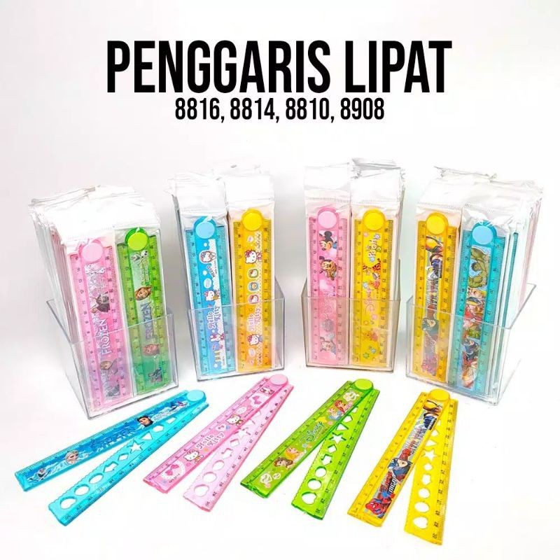 

Penggaris Lipat Lucu Karakter - Bisa Dilipat dan Dengan Bentuk Geometri