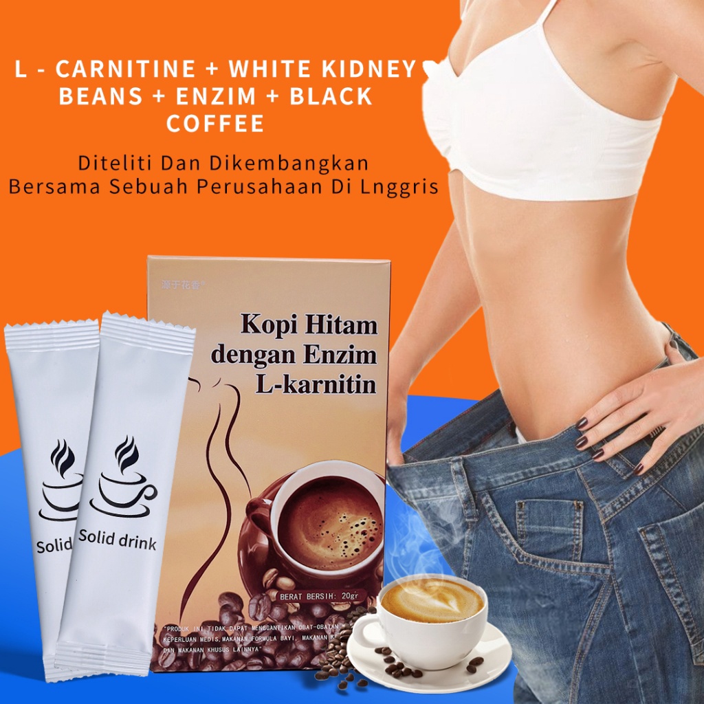 

Original Kopi Hitam Lkarnitin Kopi Diet untuk Body Goals murah