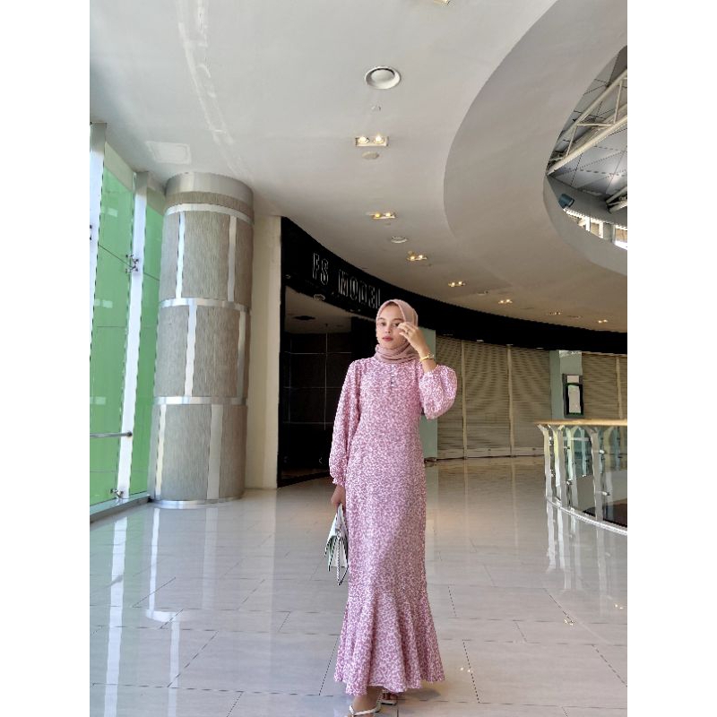 Zalica Fishtail Dress Shakila Gamis Motif