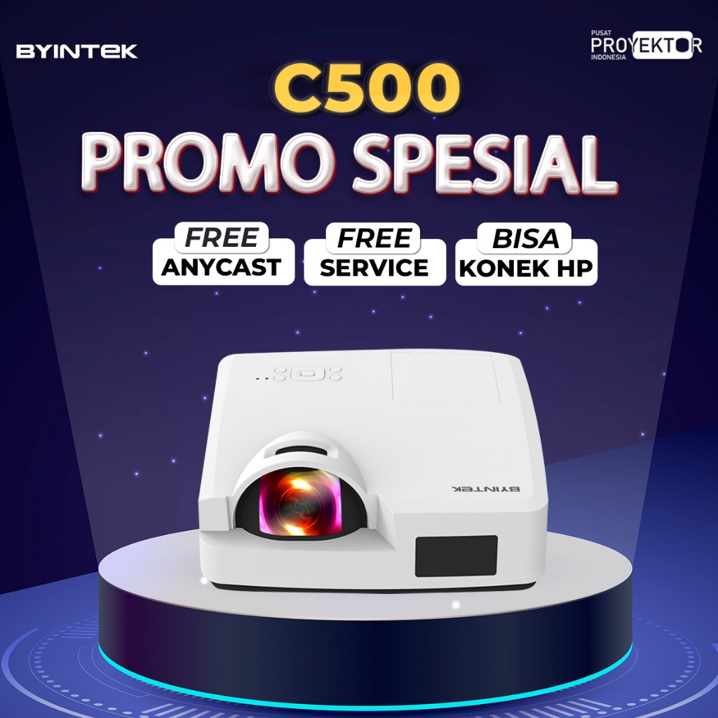 PPI - Proyektor Byintek C500WST 3300 ANSI Lumens