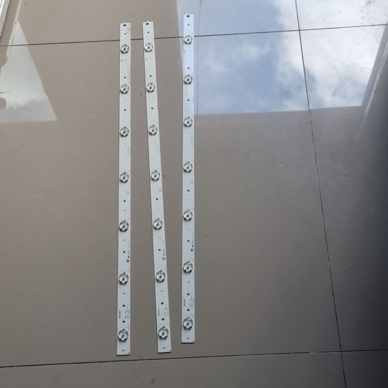 Lampu LED TV Led-LCD Polytron 32 inch TYPE:PLD32T700 /PLD32T710 tested normal joss siap rakit cabuta