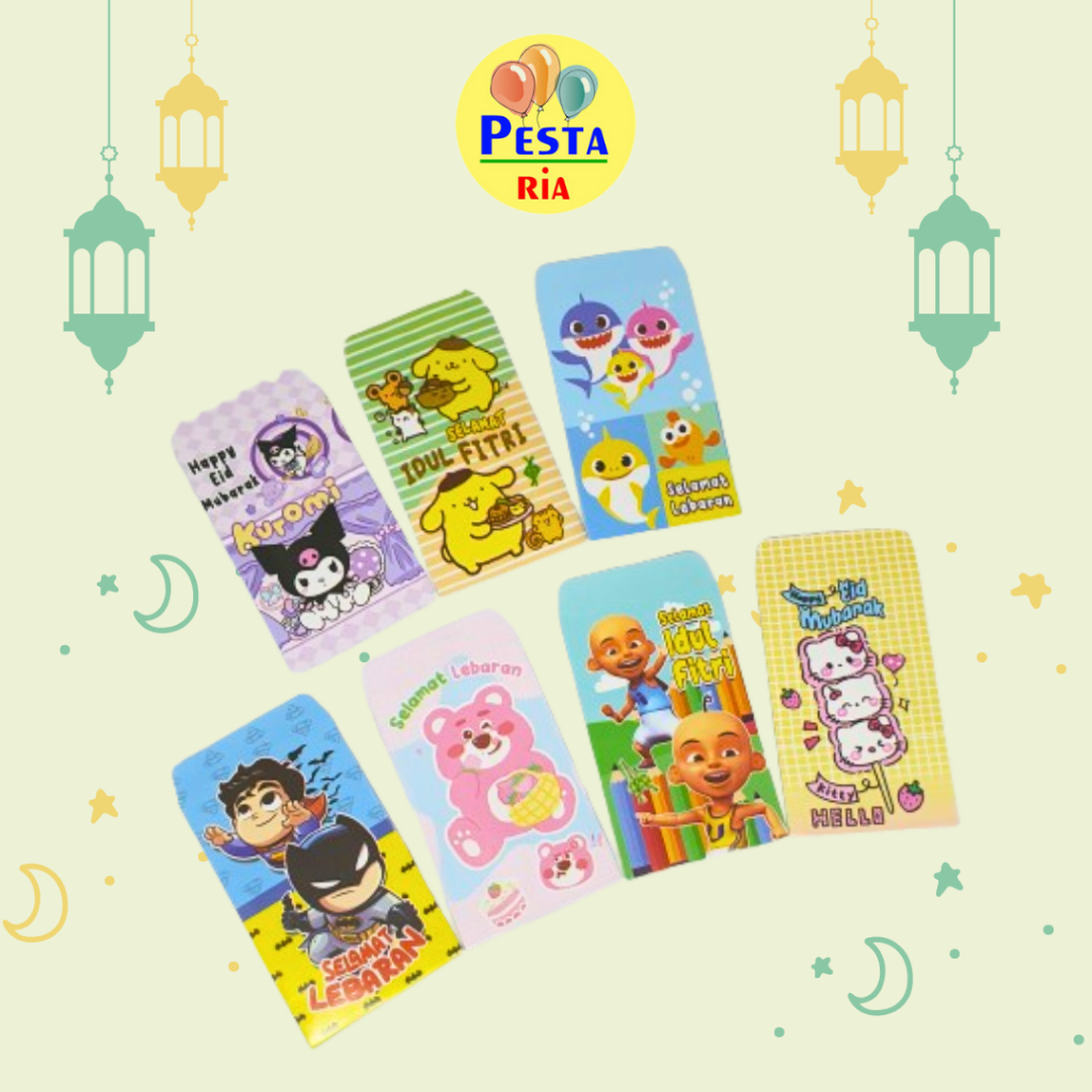 

Murah !! Amplop Idul Fitri isi 10pcs UK S KARAKTER / Angpao Lebaran KECIL / Amplop Lebaran Idul Fitri / Angpao Karakter Cowok Cewek / Amplop Lebaran Mini / amplop lebaran 2024, islamic, lebaran, idul fitri, eid mubarak, hari raya, minal aidin, fitr