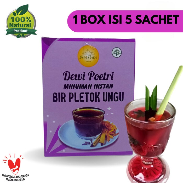 

Bir Pletok Ungu Instan Dewi Poetri Khas Oleh Oleh Betawi Jakarta Bubuk Rempah