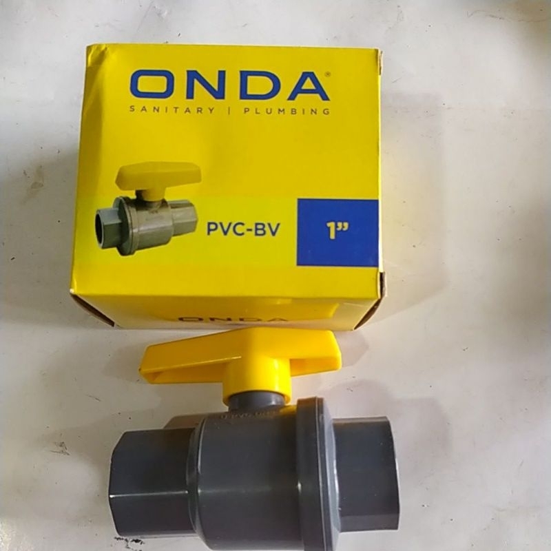 stop kran PVC-BV 1" Onda