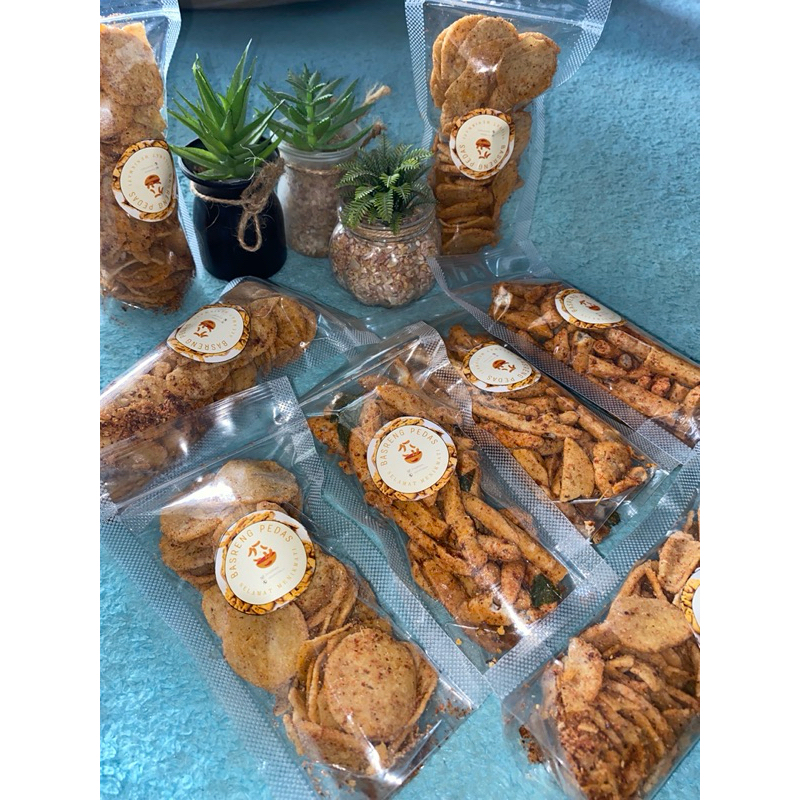

BASRENG PEDAS DAUN JERUK/DAN BASRENG CIRENG PEDAS 50gr