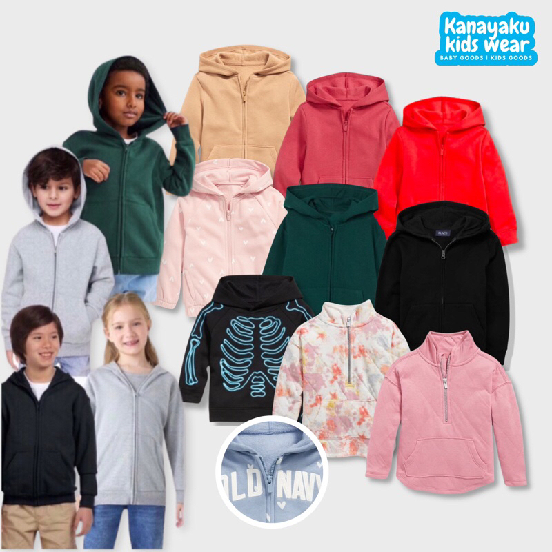 JACKET HOODIE HALF ZIPPER ANAK OLD NAVY PLACE FOR UNISEX