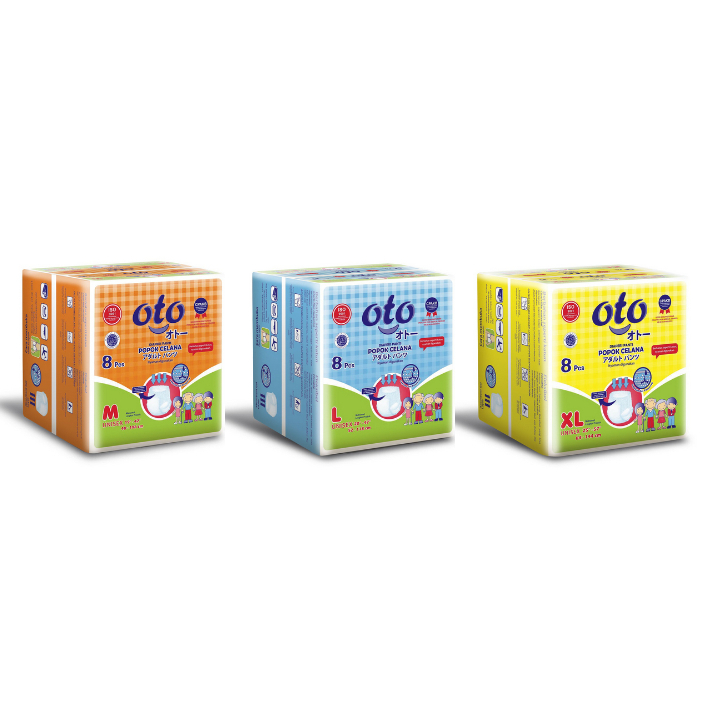 OTO Diapers PANTS / Popok Dewasa model Celana ukuran M/L/XL/XXL