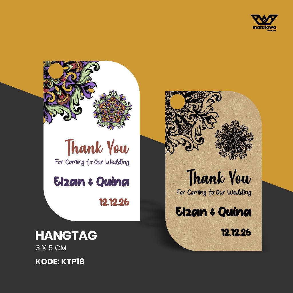 

Hang / souvenir tag custom edisi vintage ( murah / samson / craft / kraft / wedding / label / pernikahan / plant / tanaman / buket / florist / sovenir / ucapan terimakasih ) CODE 18