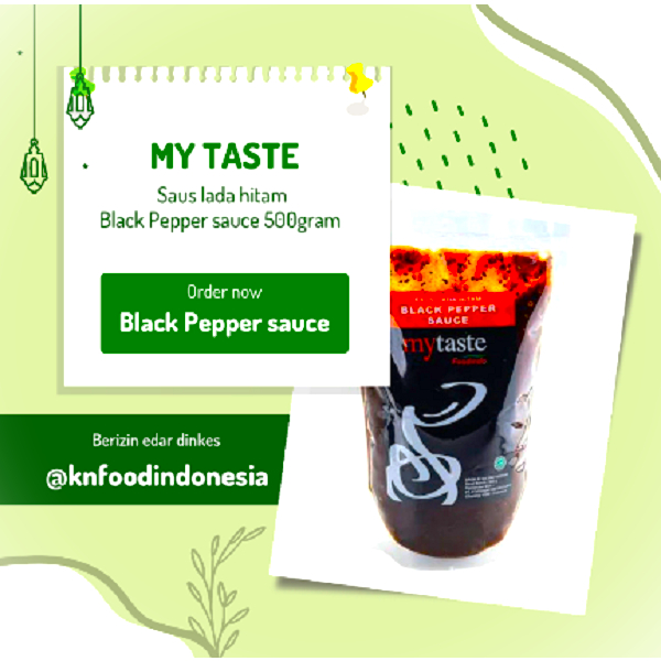 

Saus Lada Hitam My Taste Blackpepper Sauce 500gr
