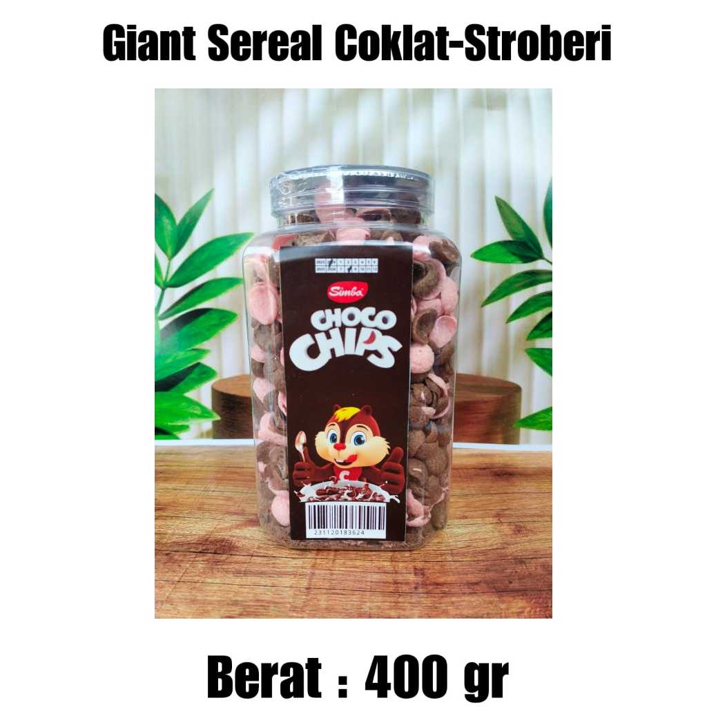 

Toples Giant Simba Sereal Rasa Coklat dan Stroberi
