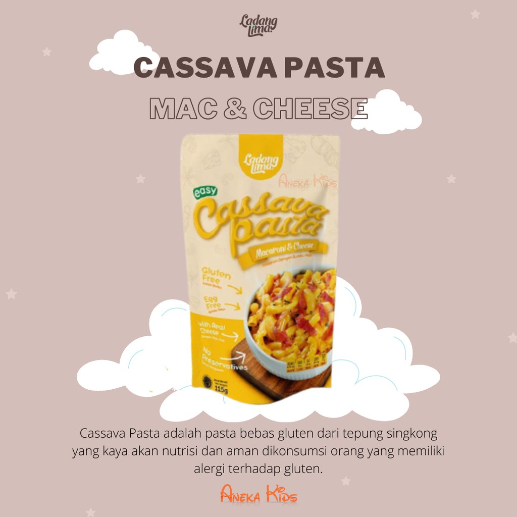 

Ladang lima cassava pasta mac & cheese