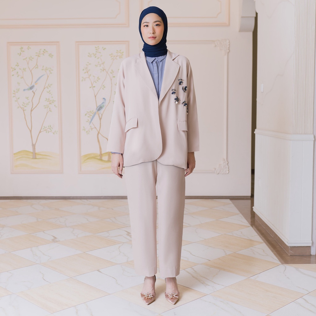 Jenna & Kaia - Outer Wanita - Fadhiya Blazer Pink