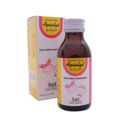 Apialys Sirup 100 mL - Suplemen VItamin Penambah Nafsu Makan Anak