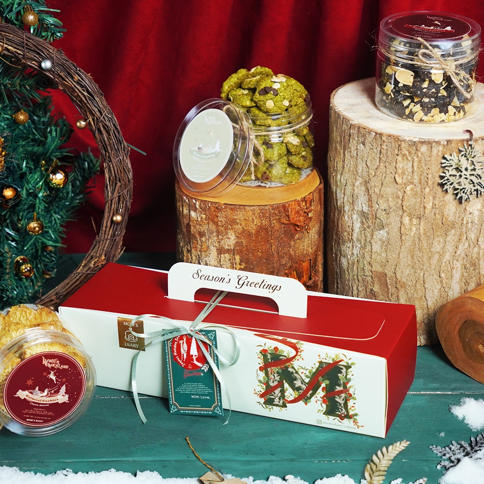 

Discount Today Hampers Natal Christmas Hampers Special Oatmeal Cookies 3 Jars murah