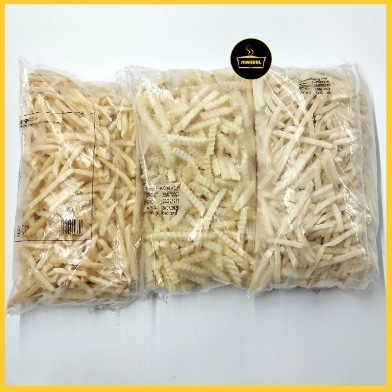 

TERBARU Gogokita Shoestring Gogofries Crinkle 2kg Gogofries Shoestring 2kg Kentang Beku Goreng murah
